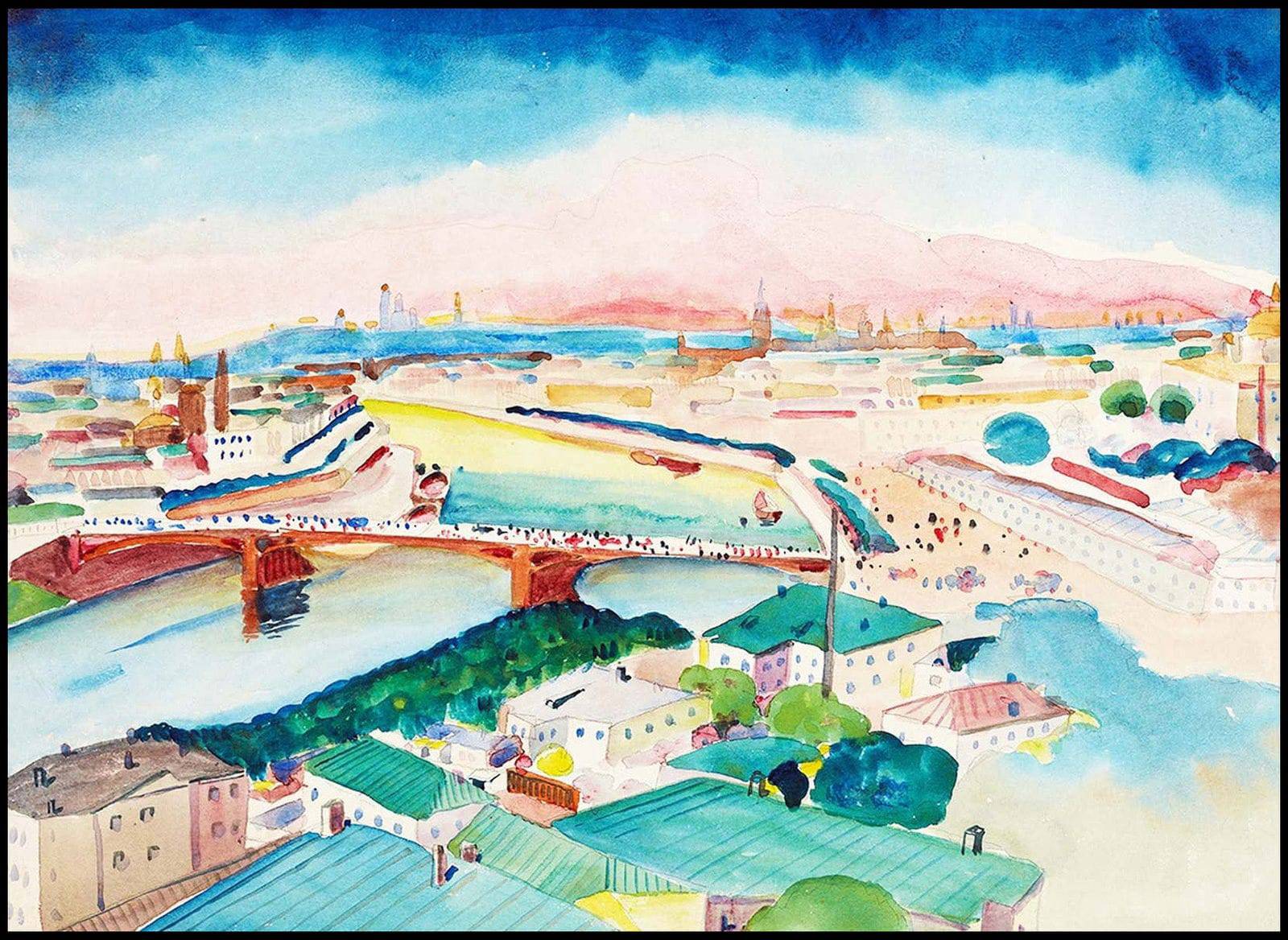 "Wassily Kandinsky - Blick auf Moskau"