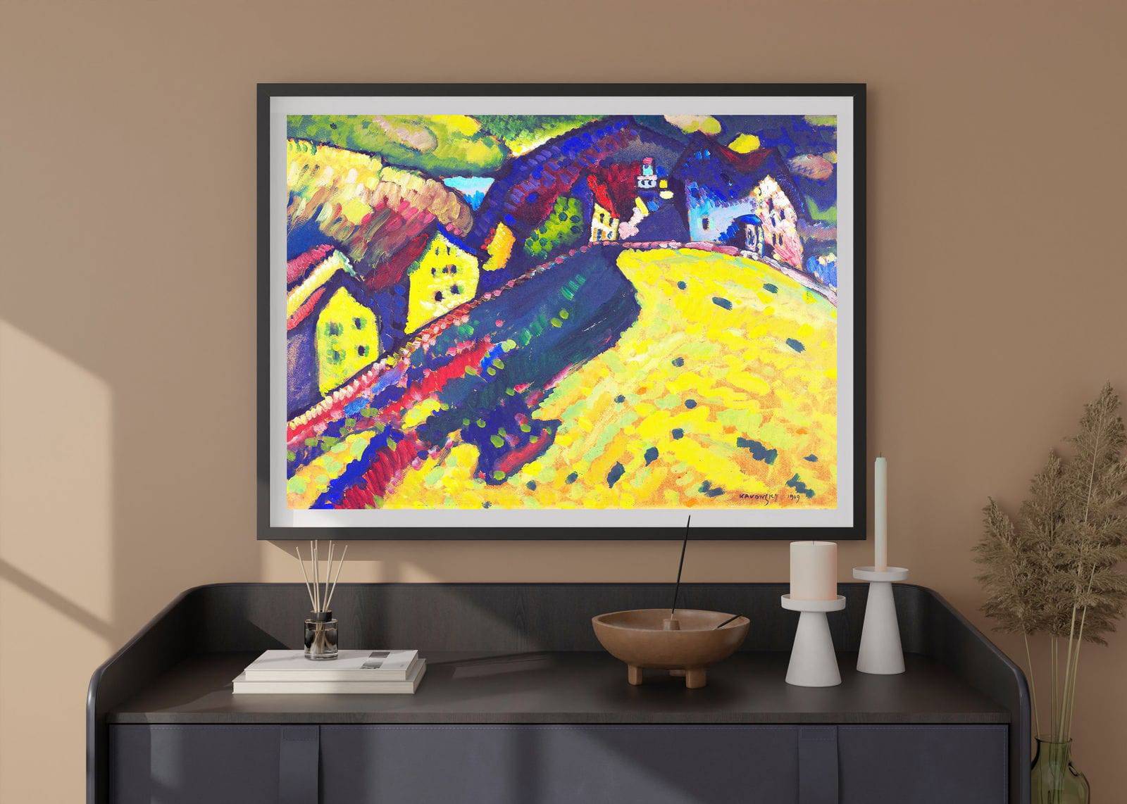 "Wassily Kandinsky - Houses at Murnau"