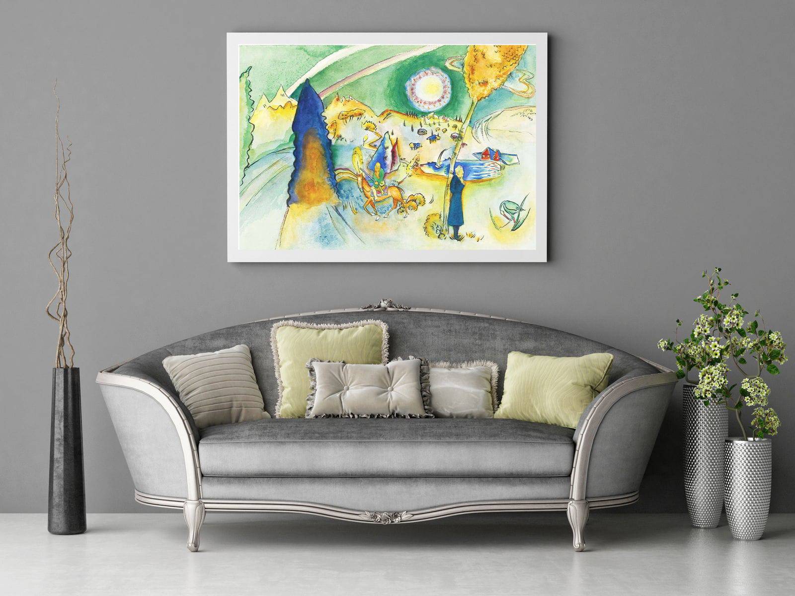 "Wassily Kandinsky - Watercolor for Poul Bjerre"