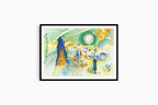 "Wassily Kandinsky - Watercolor for Poul Bjerre"