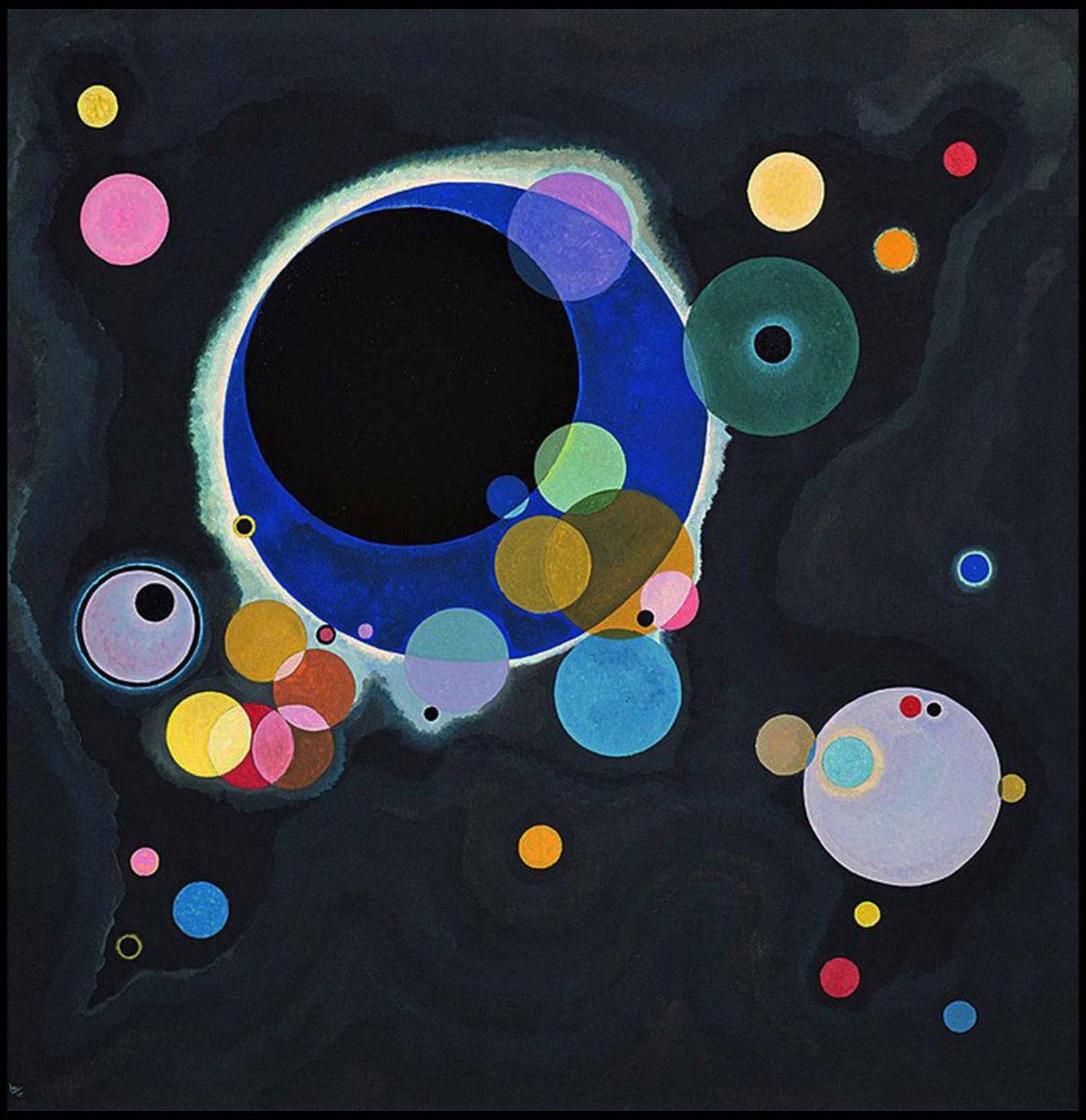 "Wassily Kandinsky - Several Circles"