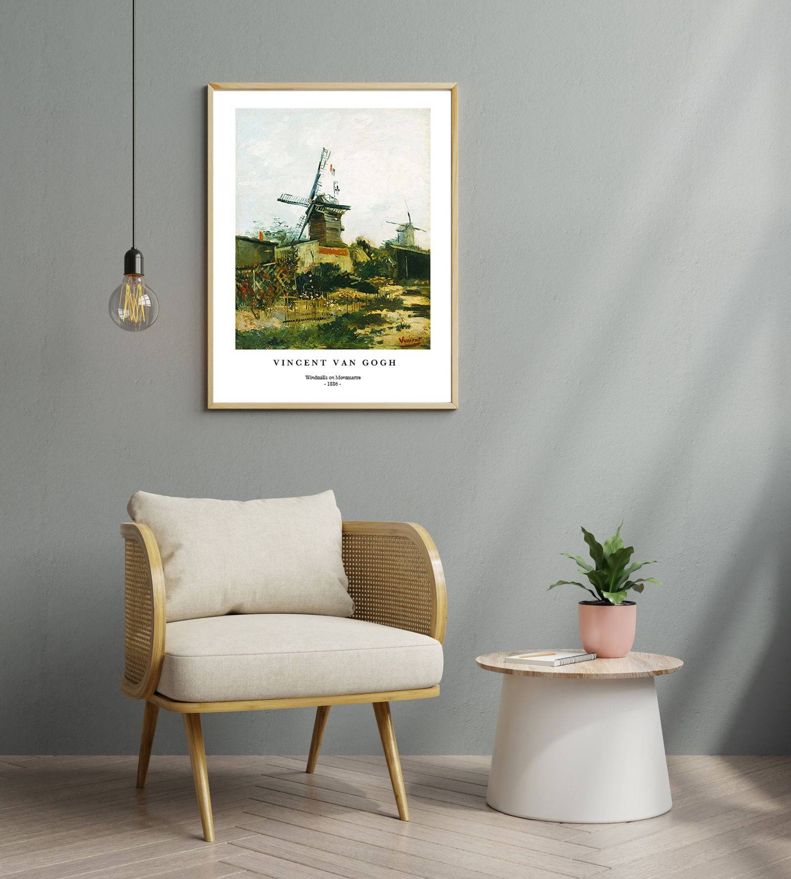 "Vincent Van Gogh - Windmills on Montmartre Poster"