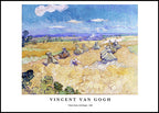 "Vincent Van Gogh - Wheat Stacks with Reaper Poster"