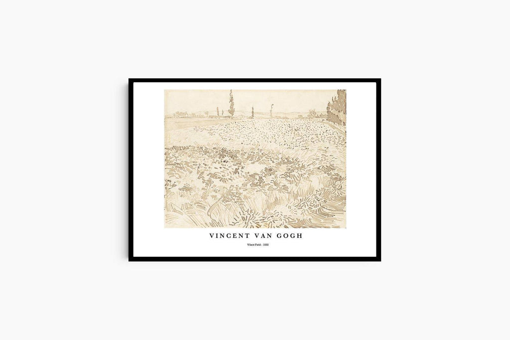 "Vincent Van Gogh - Wheat Field Poster"