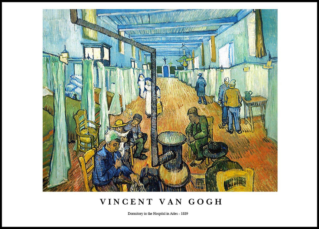"Vincent Van Gogh - Dormitory in the Hospital in Arles Poster"