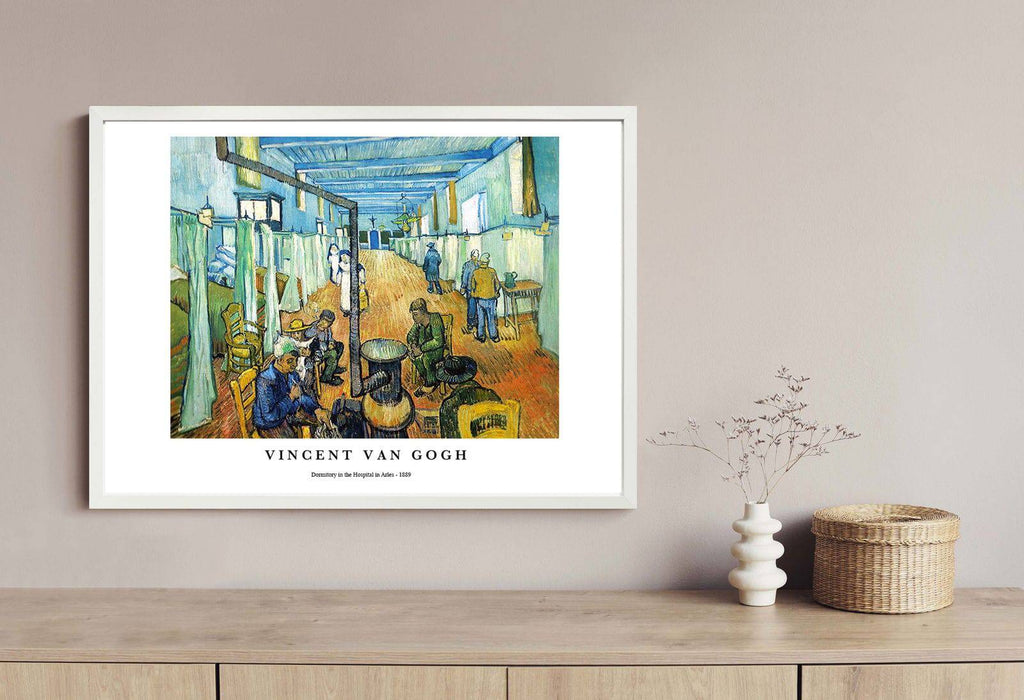 "Vincent Van Gogh - Dormitory in the Hospital in Arles Poster"