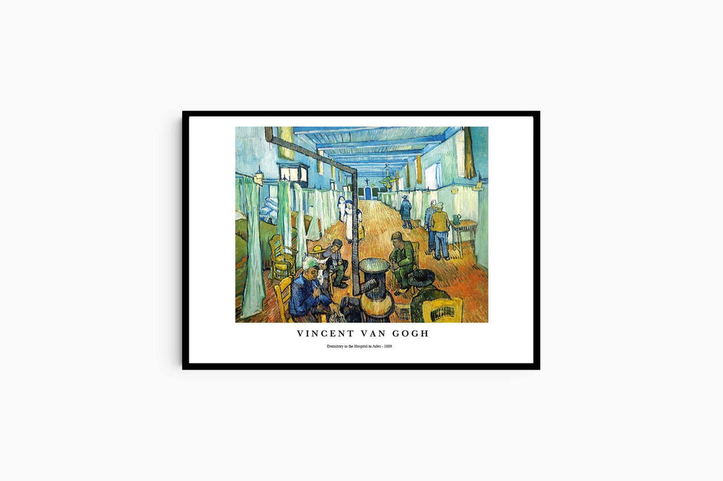 "Vincent Van Gogh - Dormitory in the Hospital in Arles Poster"
