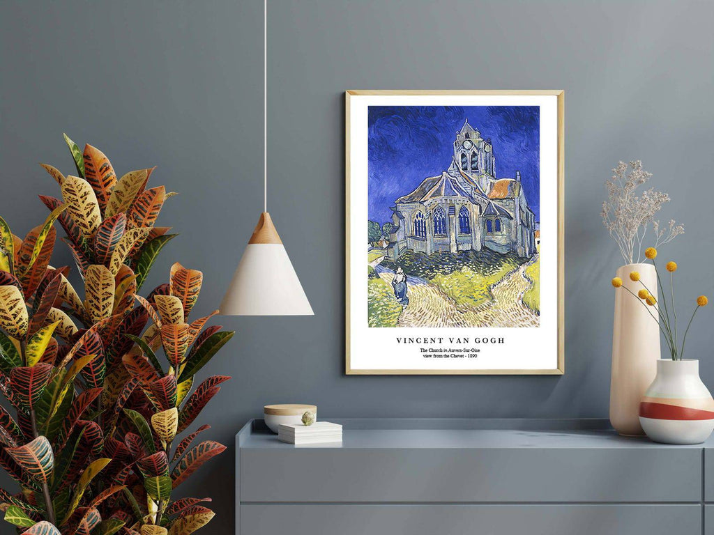 "Vincent Van Gogh - The Church in Auvers-Sur-Oise view from the Chevet Poster"