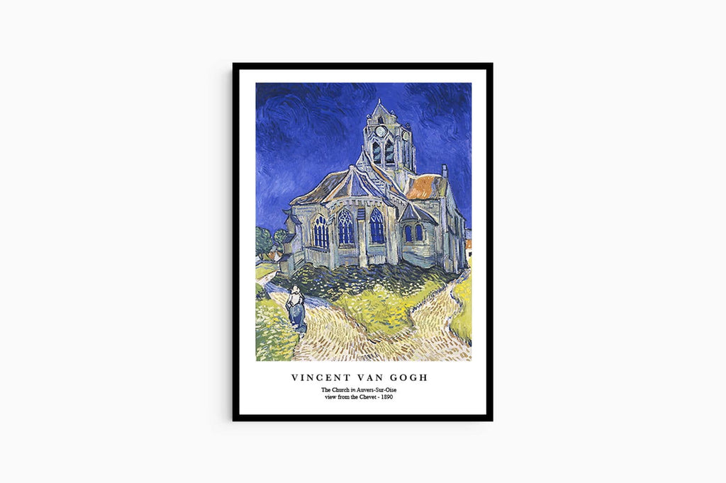 "Vincent Van Gogh - The Church in Auvers-Sur-Oise view from the Chevet Poster"