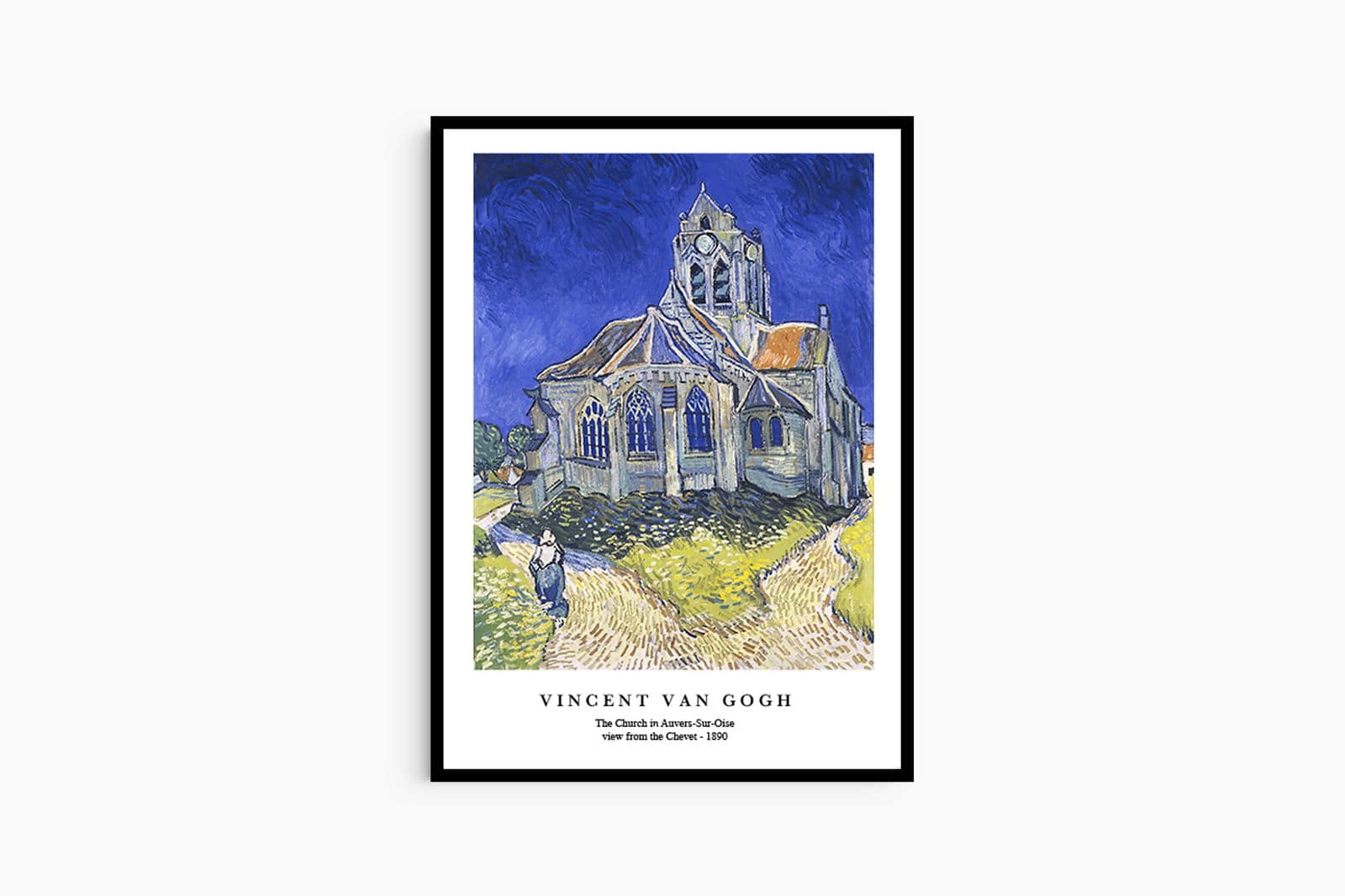 "Vincent Van Gogh - The Church in Auvers-Sur-Oise view from the Chevet Poster"