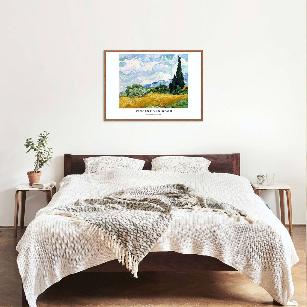 "Vincent Van Gogh - Wheat Field with Cypresses Poster"