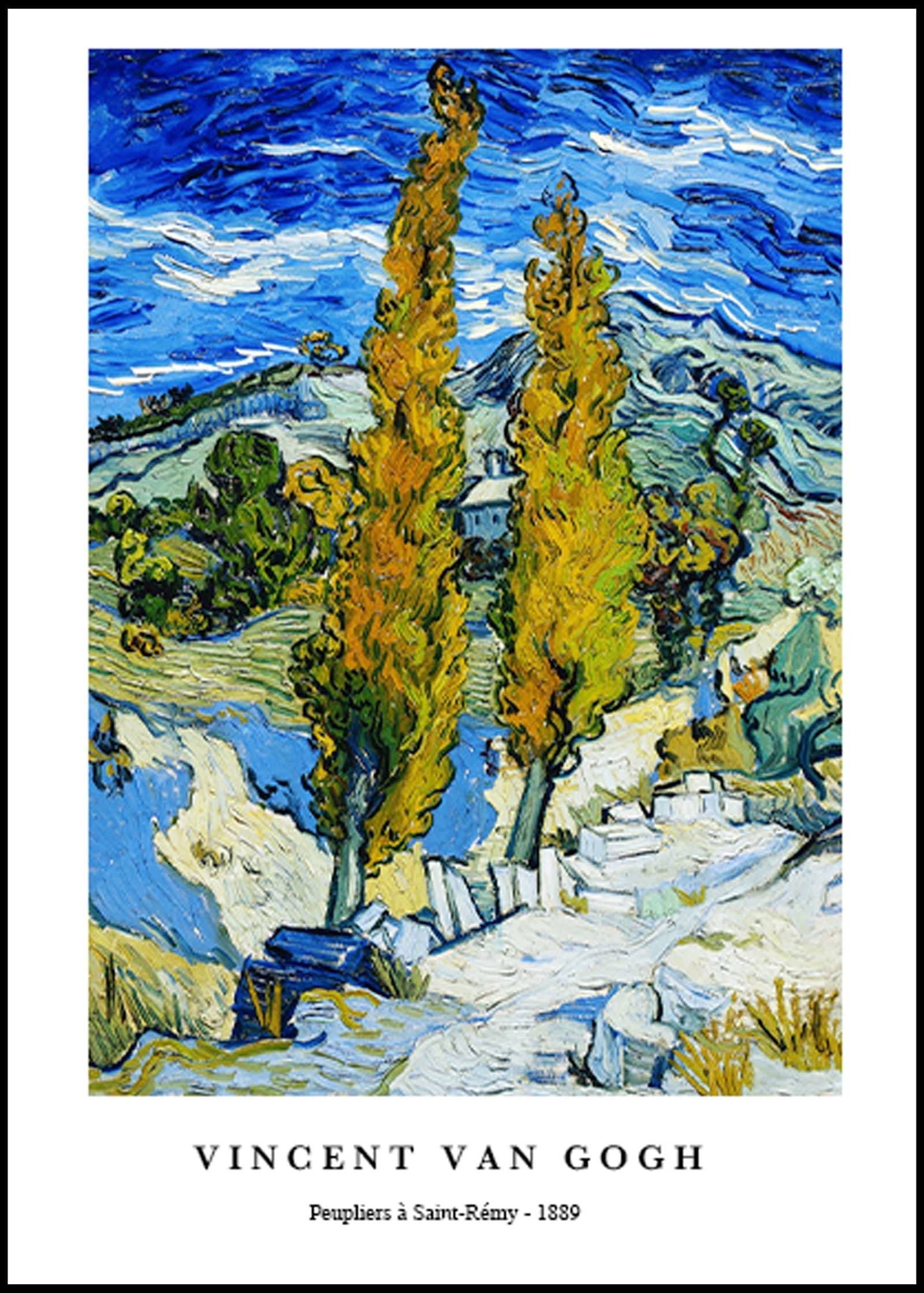 "Vincent Van Gogh - Peupliers à Saint-Rémy Poster"