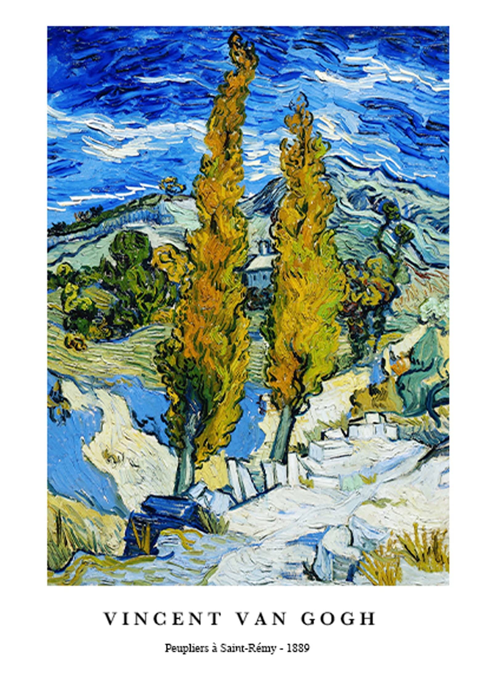 "Vincent Van Gogh - Peupliers à Saint-Rémy Poster"