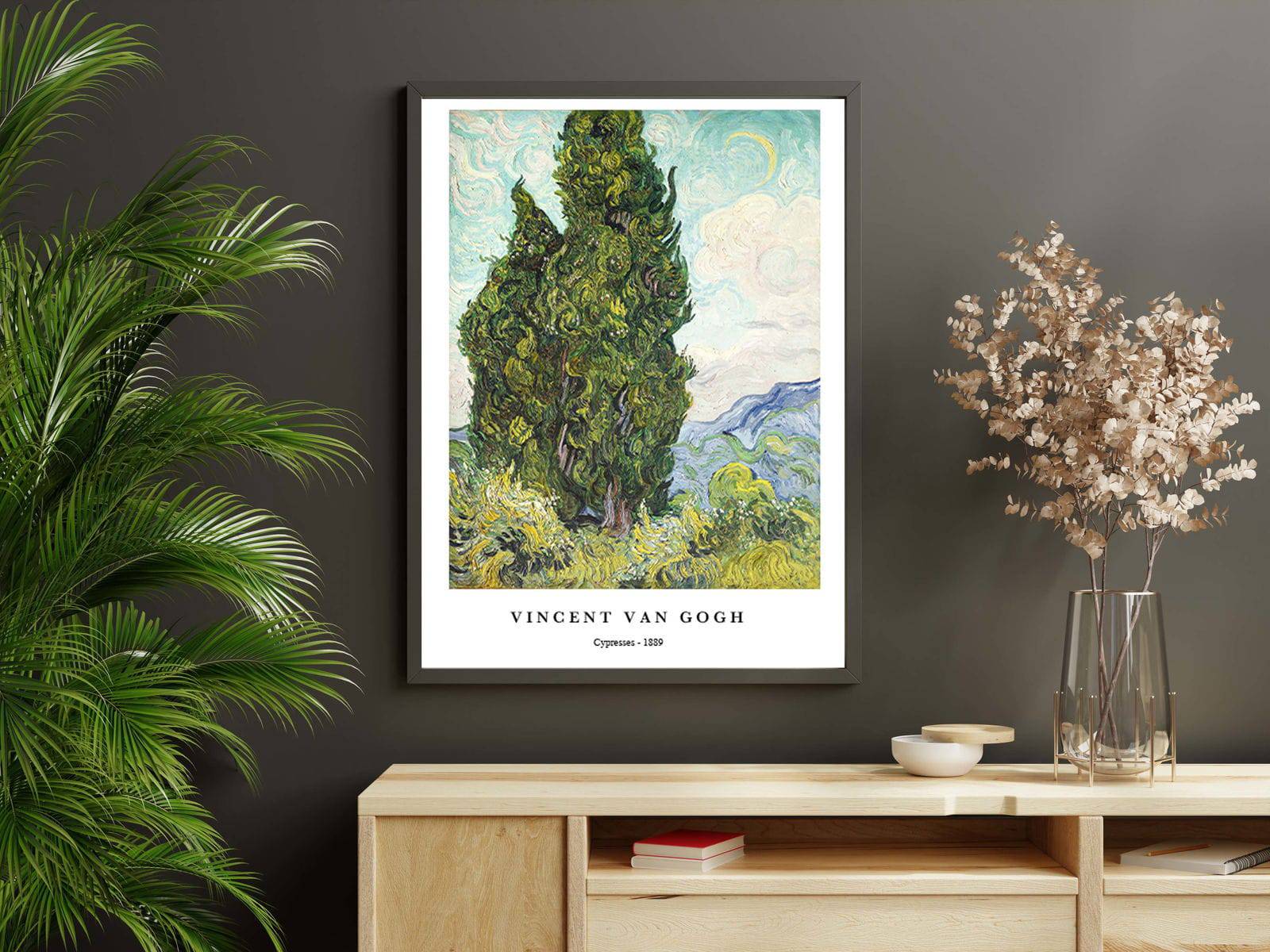 "Vincent Van Gogh - Cypresses Poster"