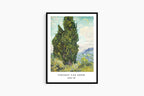 "Vincent Van Gogh - Cypresses Poster"