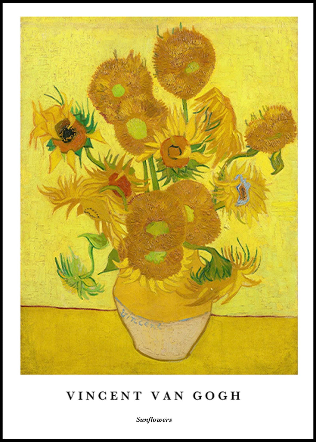 "Vincent Van Gogh - Sunflowers Poster"