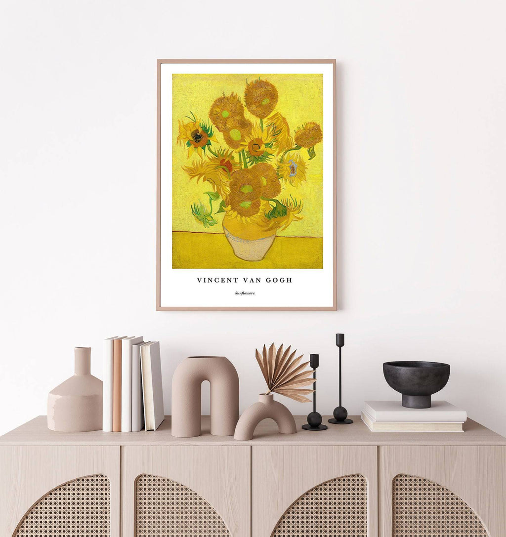 "Vincent Van Gogh - Sunflowers Poster"