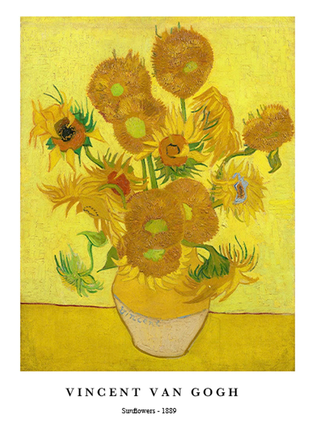 "Vincent Van Gogh - Sunflowers Poster"