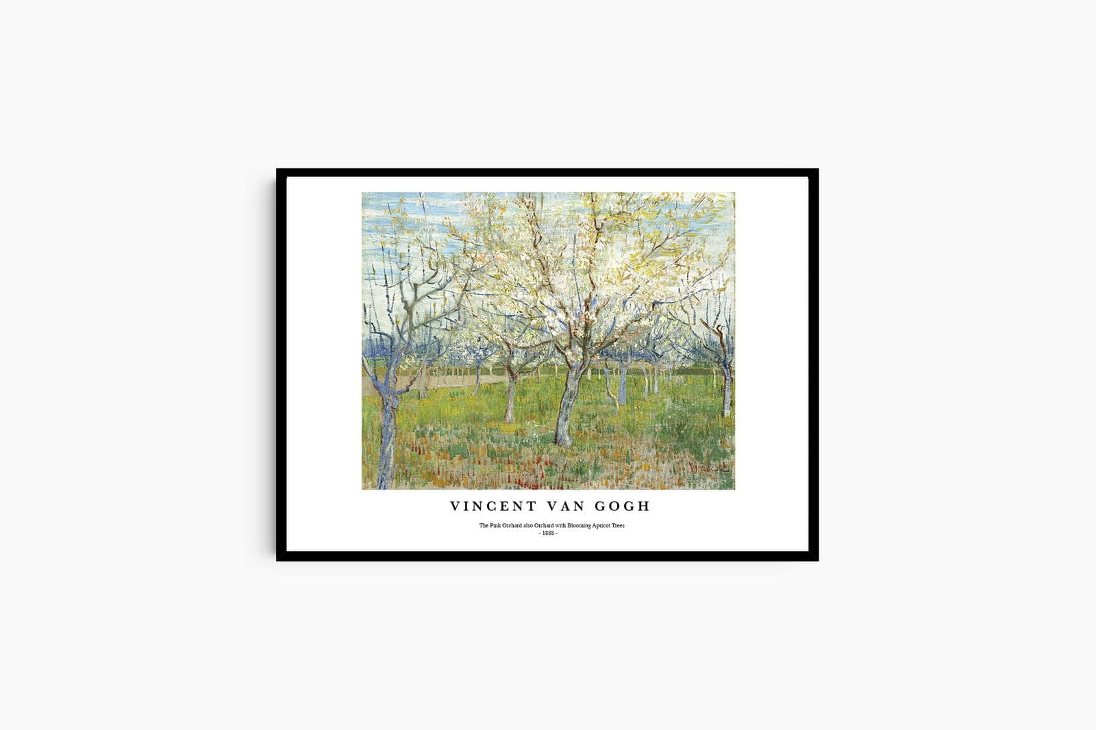 "Vincent Van Gogh - The Pink Orchard Poster"