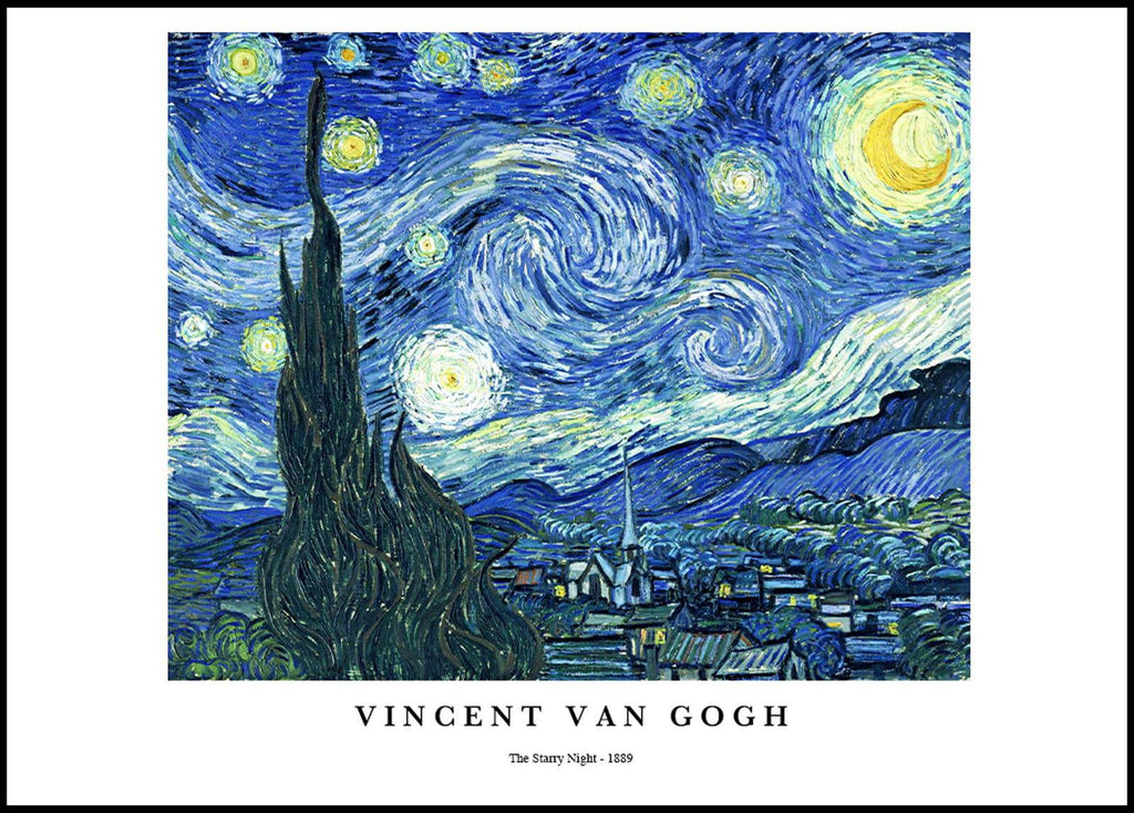 "Vincent Van Gogh - The Starry Night Poster"