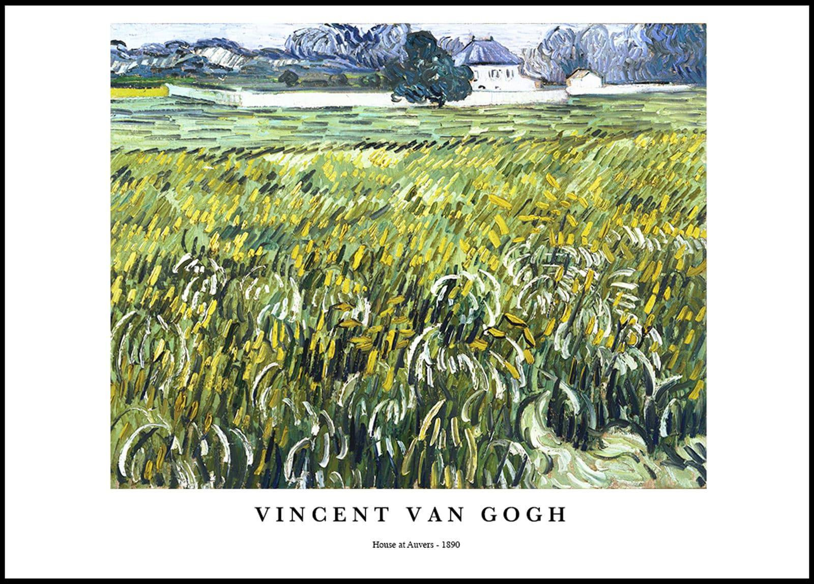 "Vincent Van Gogh - House at Auvers Poster"