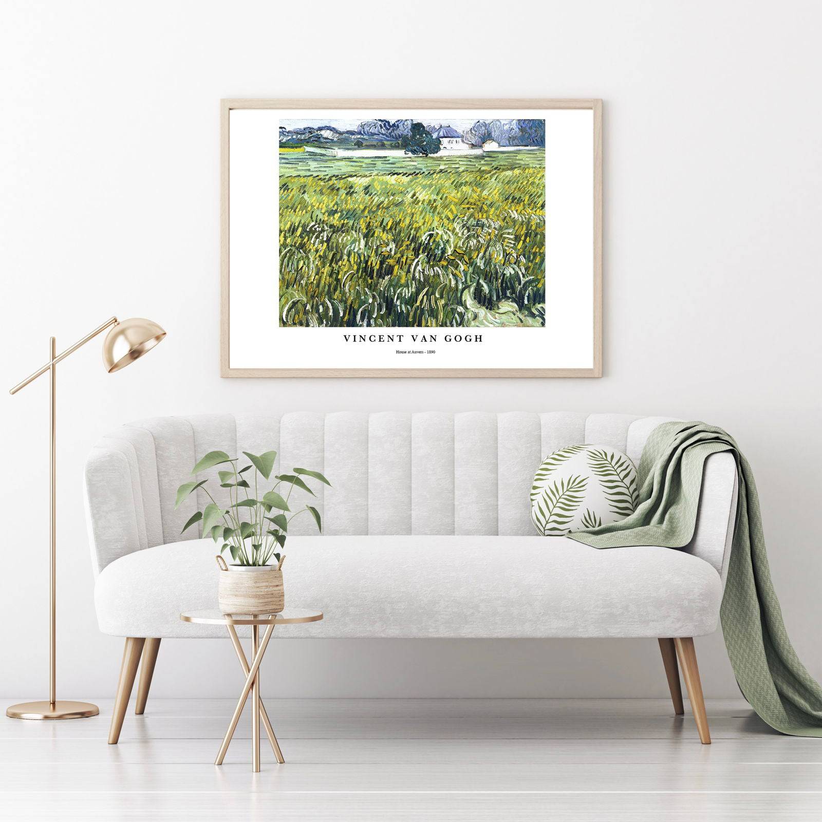 "Vincent Van Gogh - House at Auvers Poster"