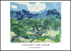 "Vincent Van Gogh - Olive Trees with the Alpilles Poster"