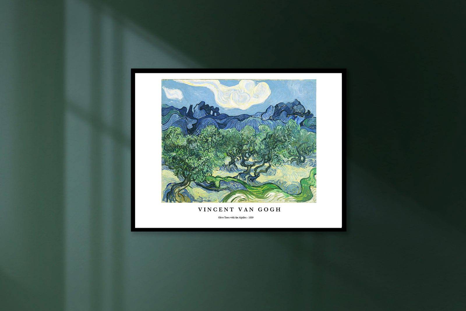 "Vincent Van Gogh - Olive Trees with the Alpilles Poster"