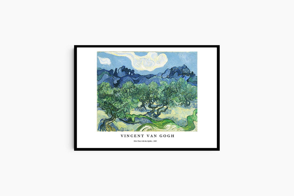 "Vincent Van Gogh - Olive Trees with the Alpilles Poster"