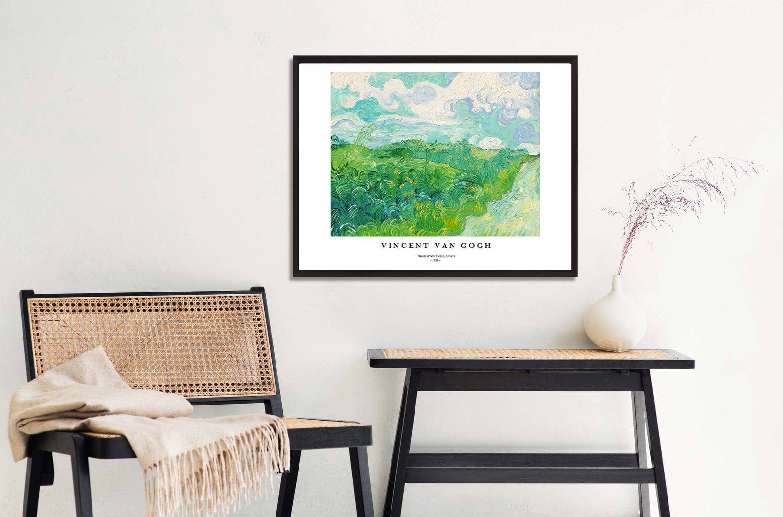 "Vincent Van Gogh - Green Wheat Fields Poster"