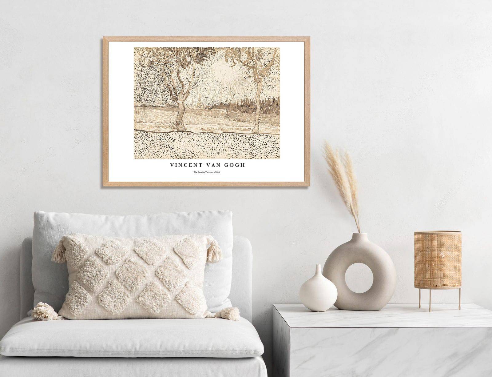 "Vincent Van Gogh - The Road to Tarascon Poster"