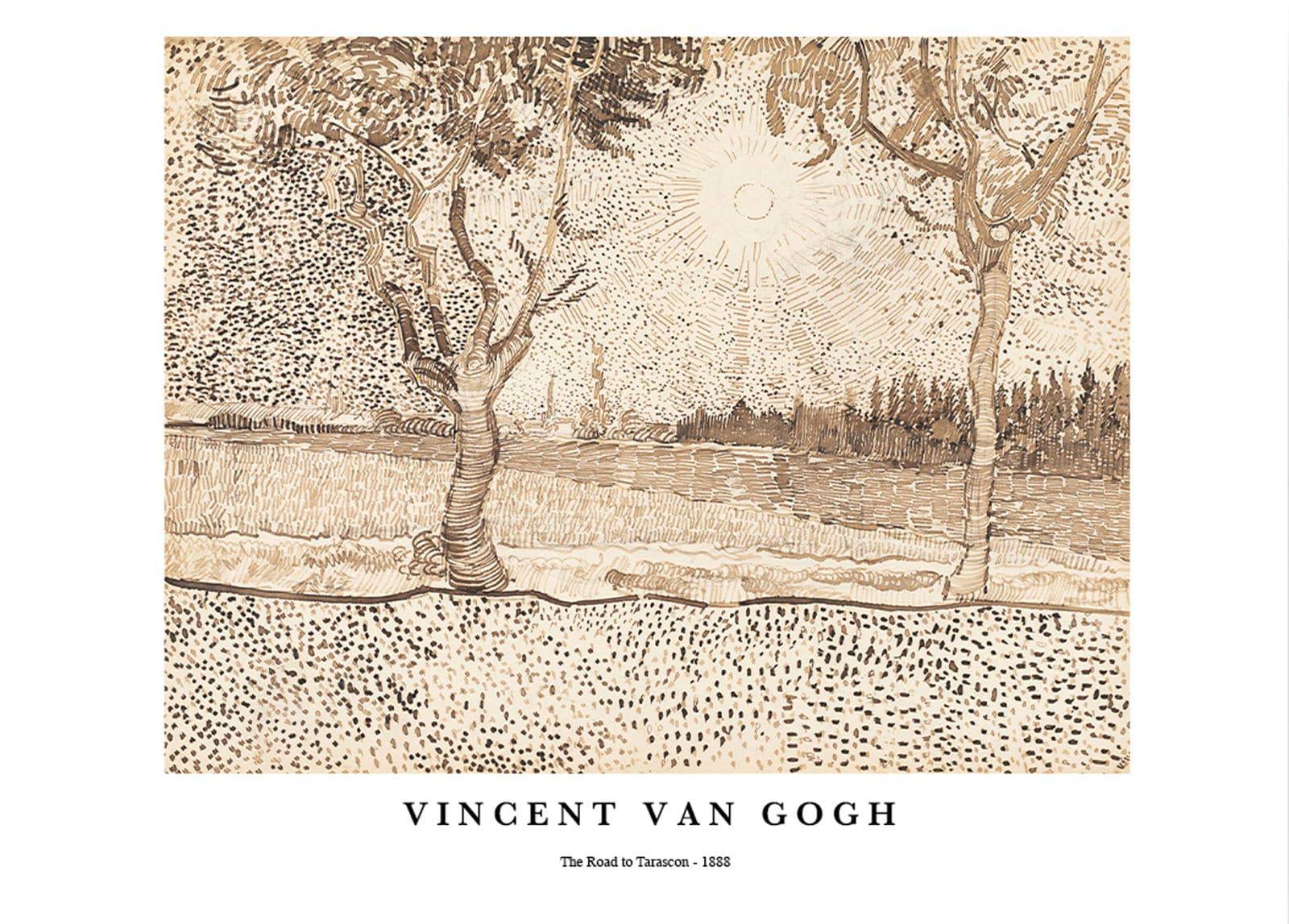 "Vincent Van Gogh - The Road to Tarascon Poster"