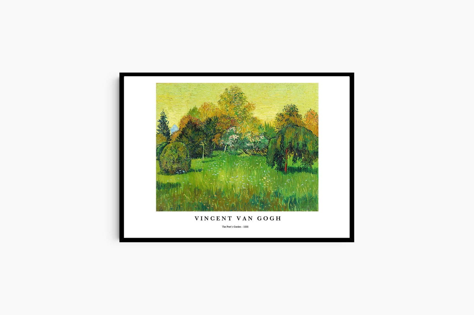 "Vincent Van Gogh - The Poet's Garden Poster"