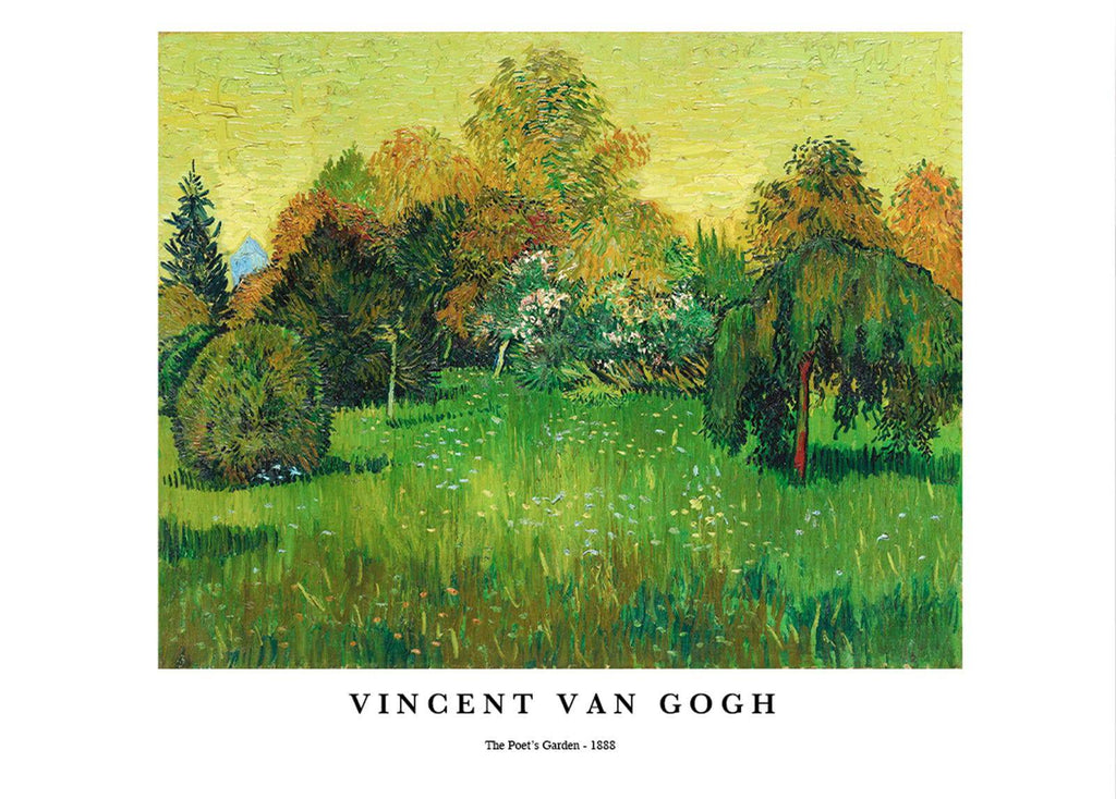 "Vincent Van Gogh - The Poet's Garden Poster"