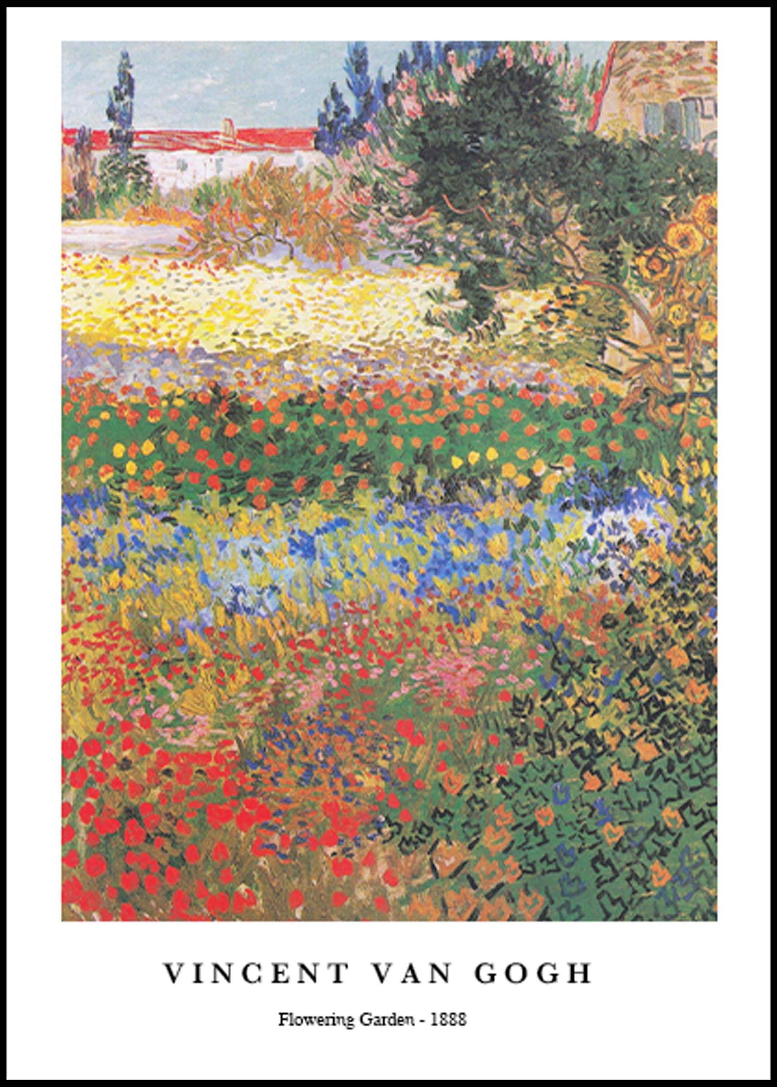 "Vincent Van Gogh - Flowering Garden"