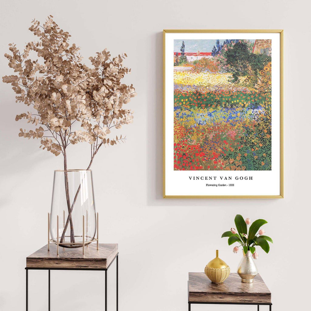 "Vincent Van Gogh - Flowering Garden"