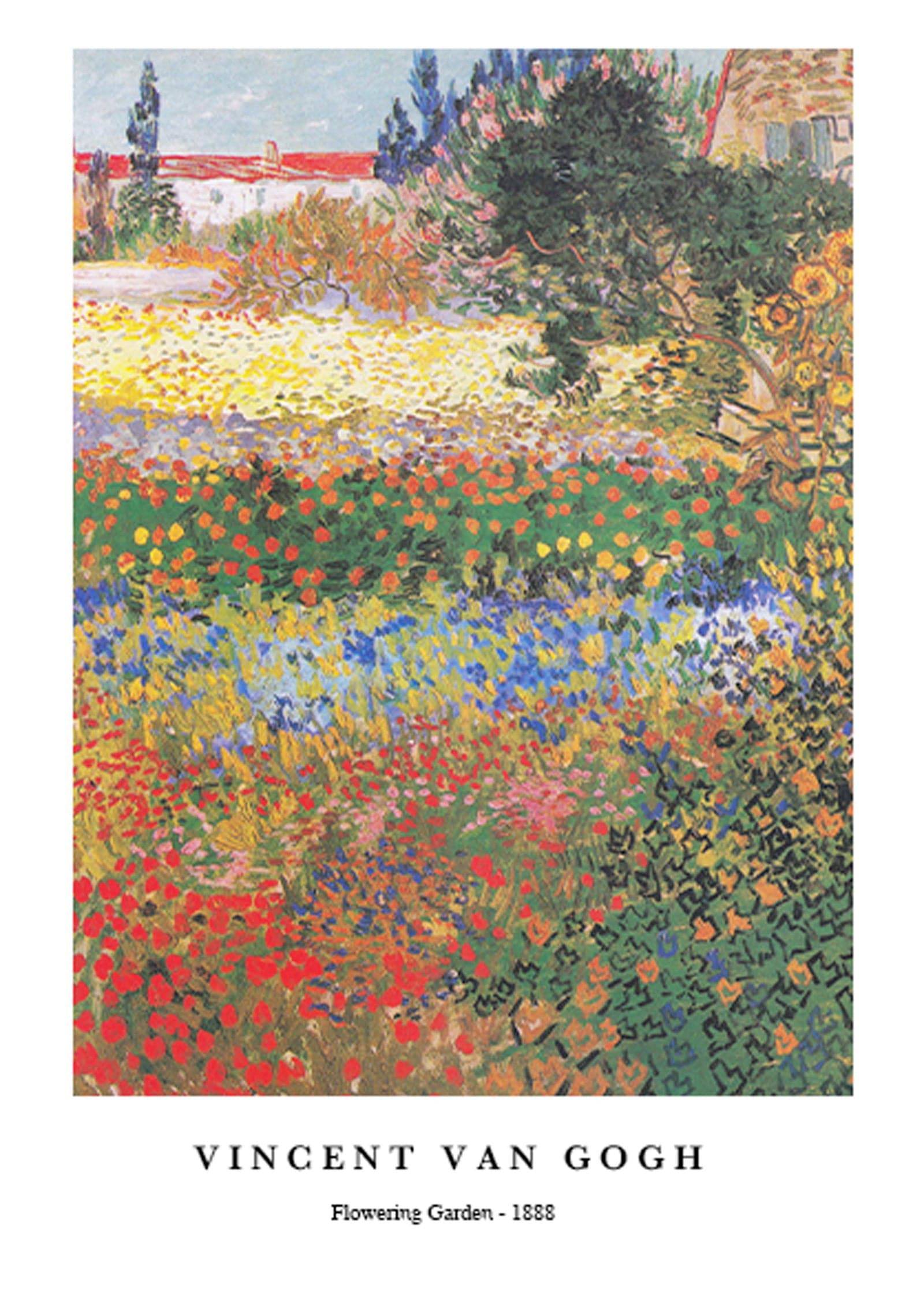 "Vincent Van Gogh - Flowering Garden"