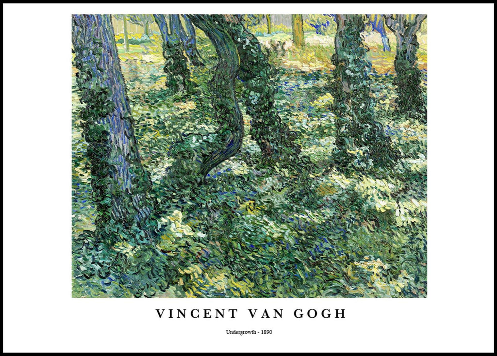 "Vincent Van Gogh - Undergrowth Poster"
