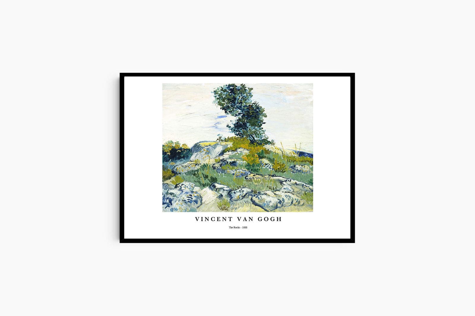 "Vincent Van Gogh - The Rocks Poster"