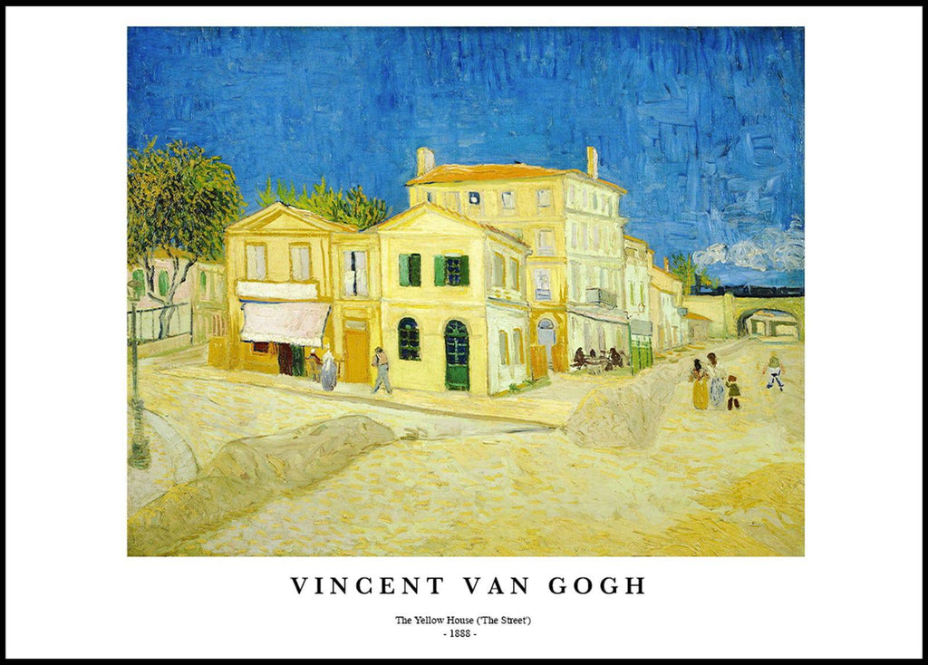 "Vincent Van Gogh - The Yellow House Poster"