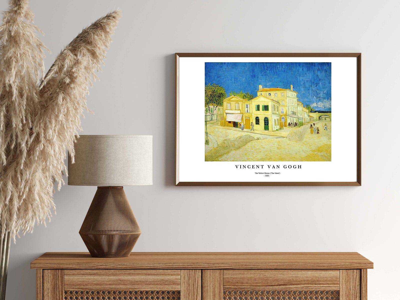 "Vincent Van Gogh - The Yellow House Poster"