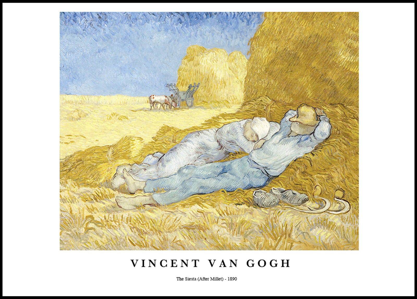 "Vincent Van Gogh - The Siesta Poster"