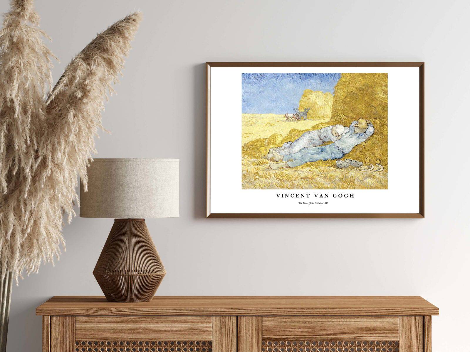 "Vincent Van Gogh - The Siesta Poster"