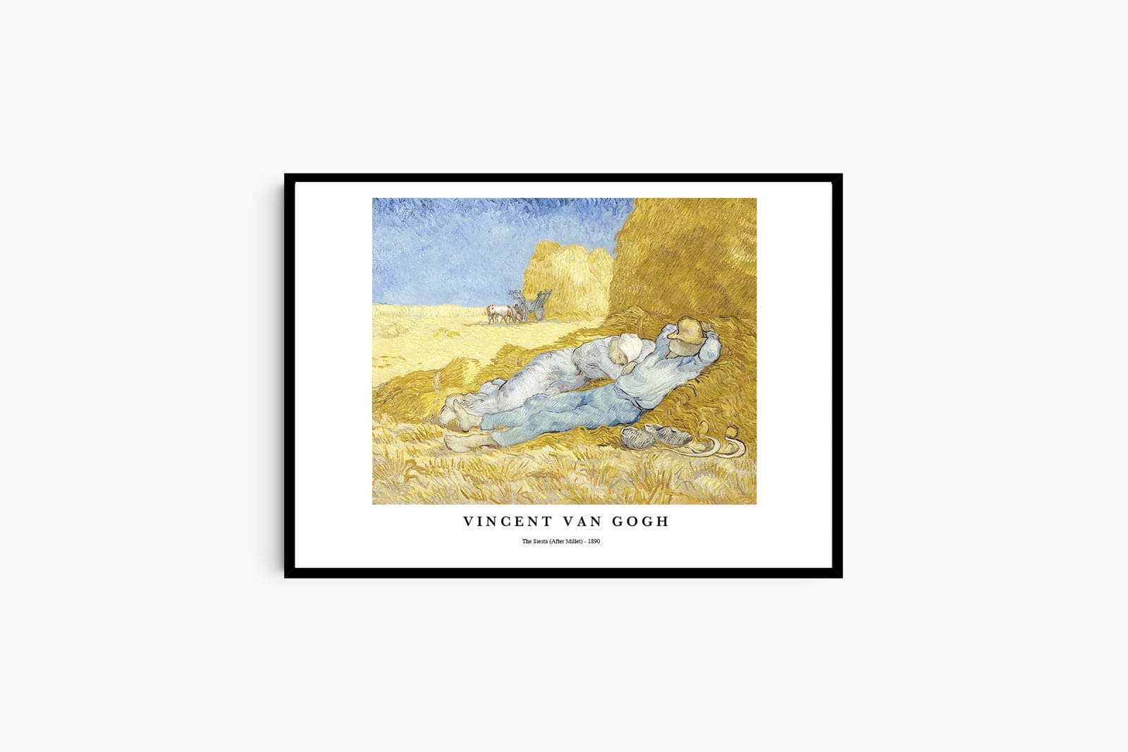"Vincent Van Gogh - The Siesta Poster"