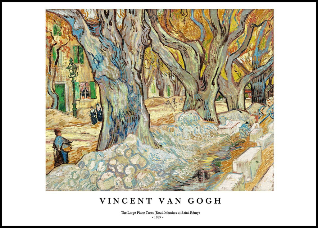 "Vincent Van Gogh - The Large Plane Trees Poster"