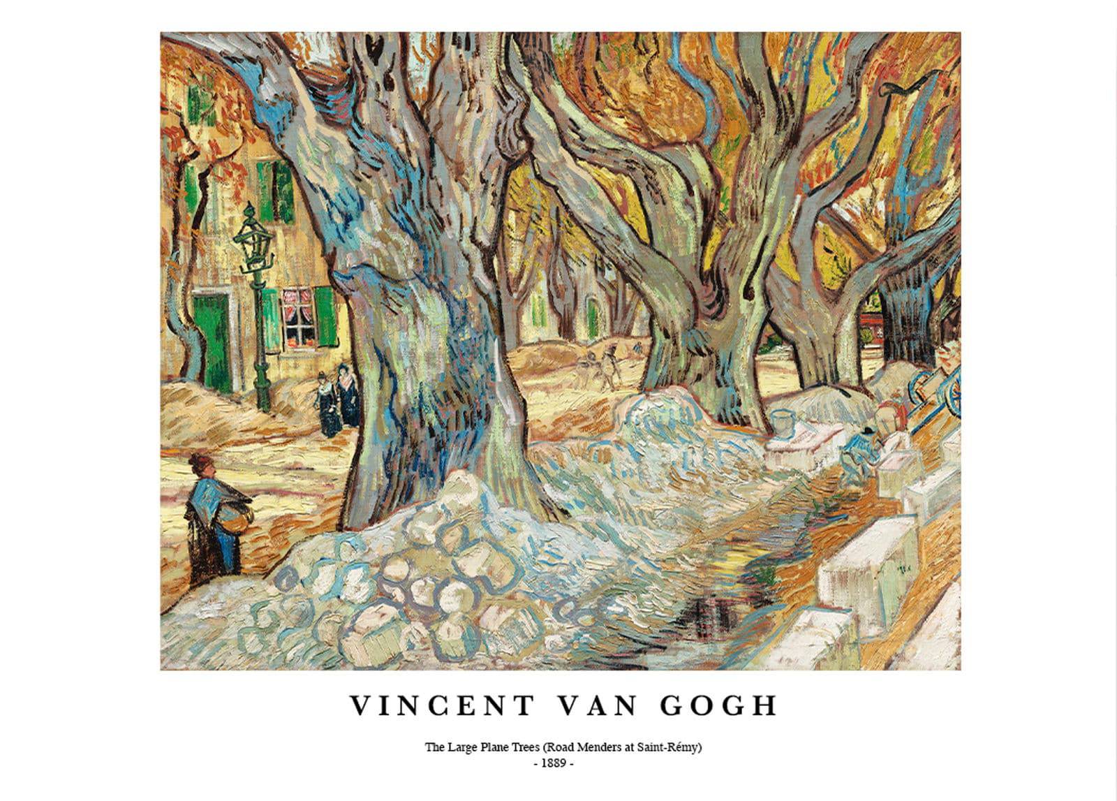 "Vincent Van Gogh - The Large Plane Trees Poster"