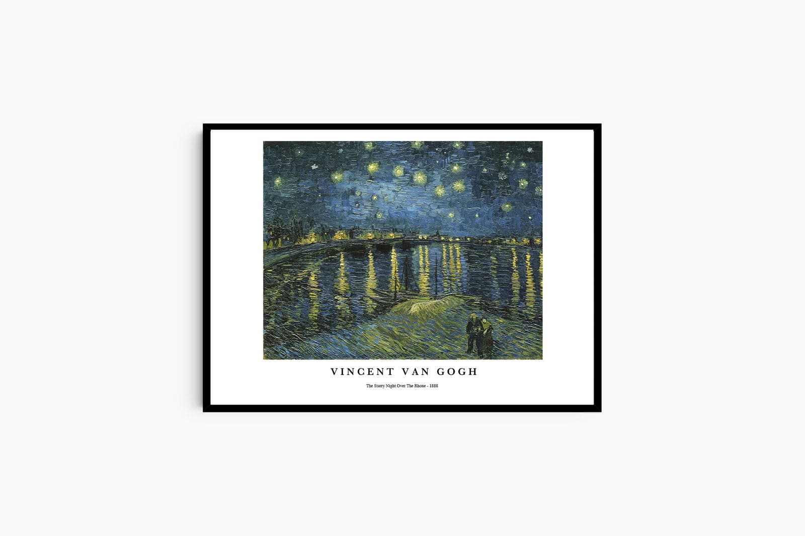 "Vincent Van Gogh - The Starry Night Over The Rhone Poster"