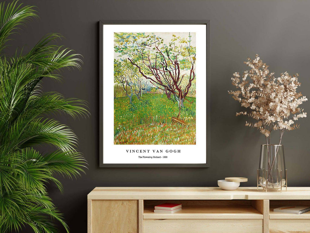 "Vincent Van Gogh - The Flowering Orchard Poster"