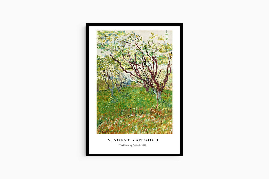 "Vincent Van Gogh - The Flowering Orchard Poster"