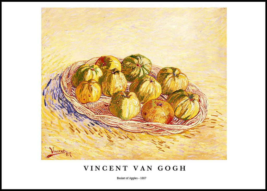 "Vincent Van Gogh - Basket of Apples Poster"